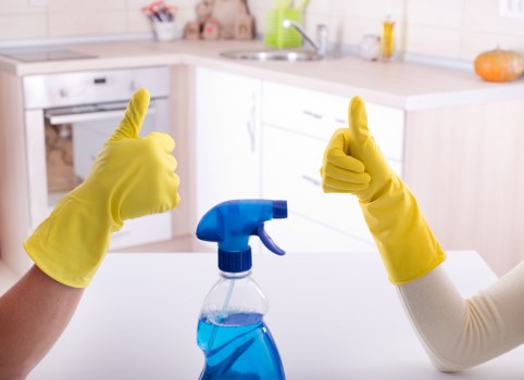 Professional domestic cleaning in Collierswood kitchen and bathroom
