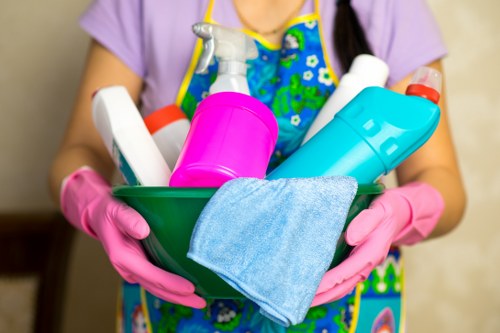 Local office cleaners working in a Collierswood business property