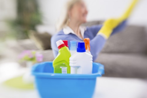 Local cleaner preparing a Collierswood short-term rental for the next guest arrival